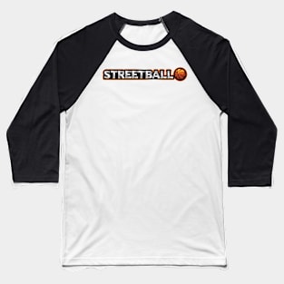 Streetball logo for Streetball player Baseball T-Shirt